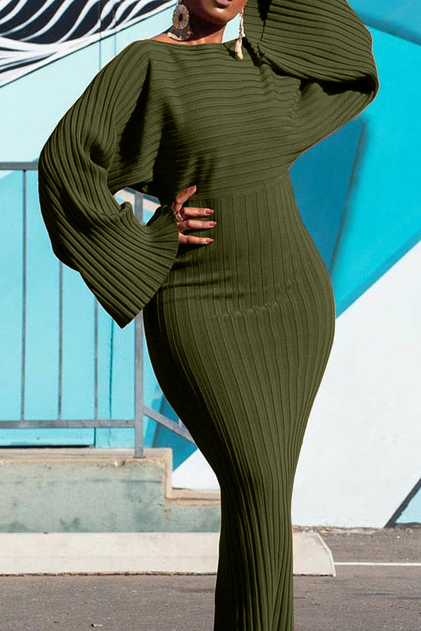 Adele™ Elegante bodycon jurk met lange mouwen