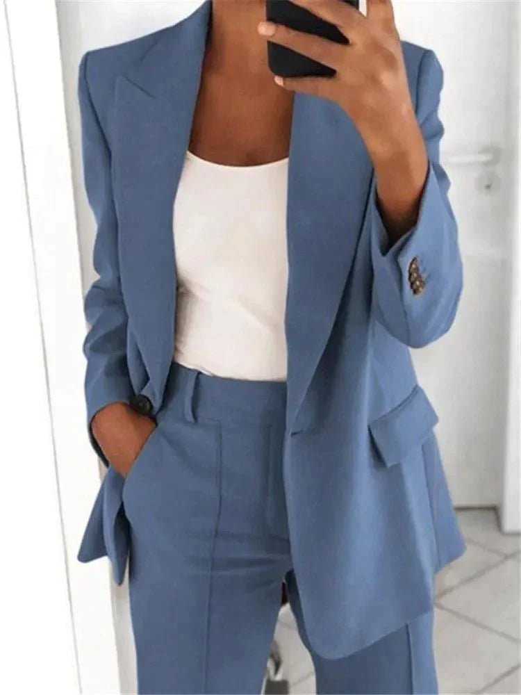 Eva™ Formele blazer en broek set