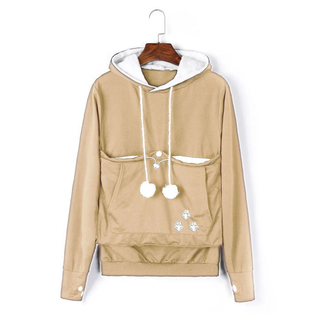 Irma™ Casual hoodie met zak aan de voorkant