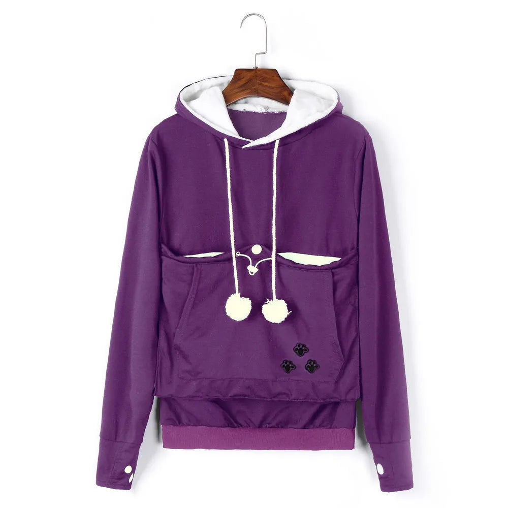 Irma™ Casual hoodie met zak aan de voorkant