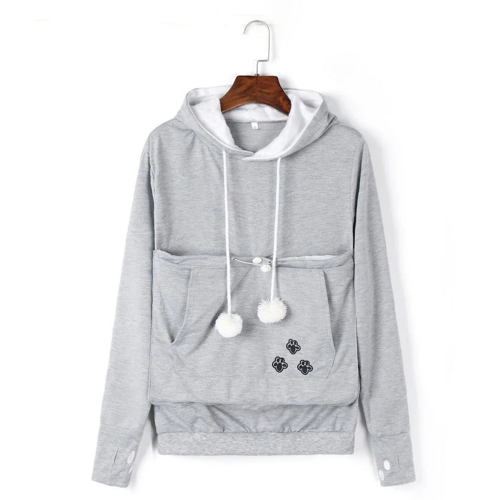 Irma™ Casual hoodie met zak aan de voorkant