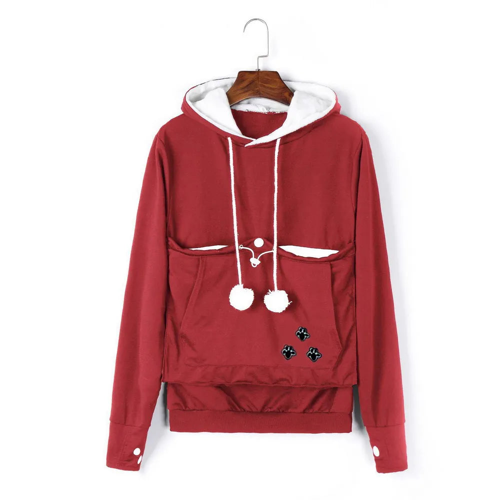 Irma™ Casual hoodie met zak aan de voorkant