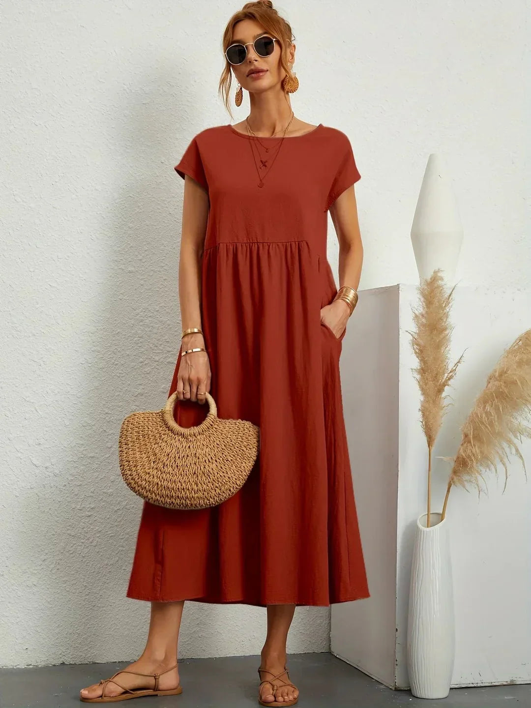 Bianka™ Casual midi-jurk