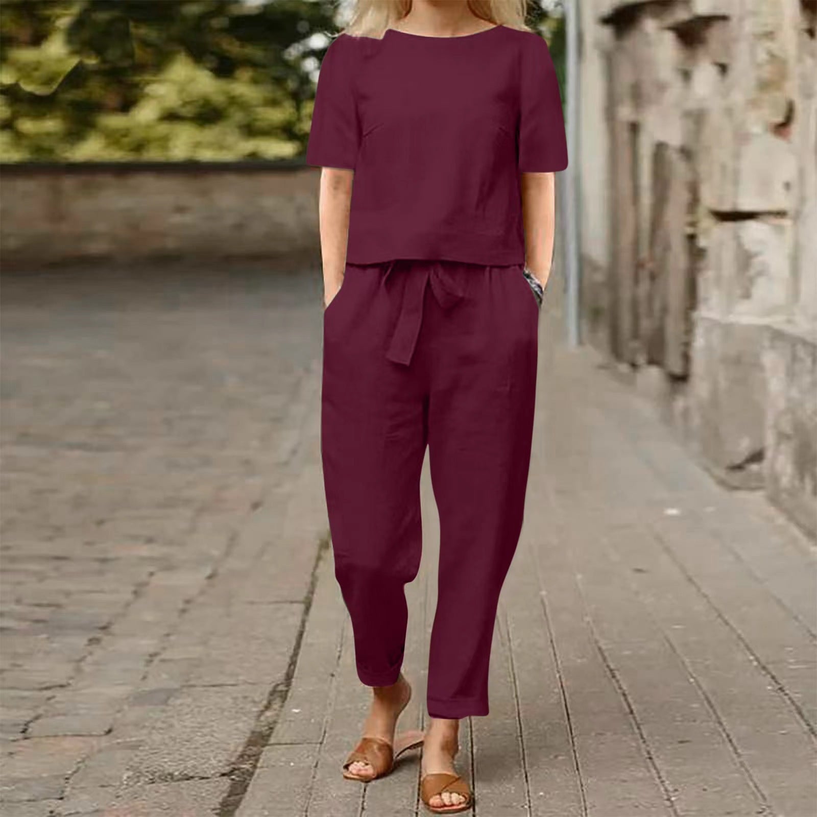 Freya™ Comfortabele Blouse & Broek Set