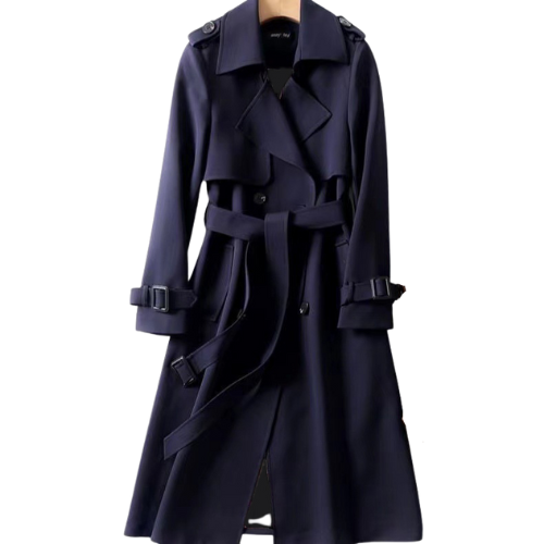 Freya™ Trenchcoat met twee rijen knopen