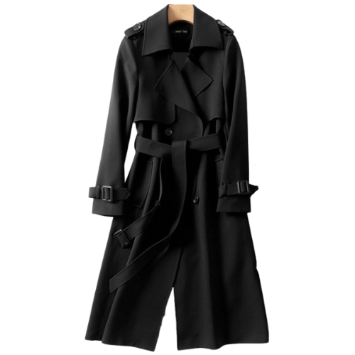 Freya™ Trenchcoat met twee rijen knopen