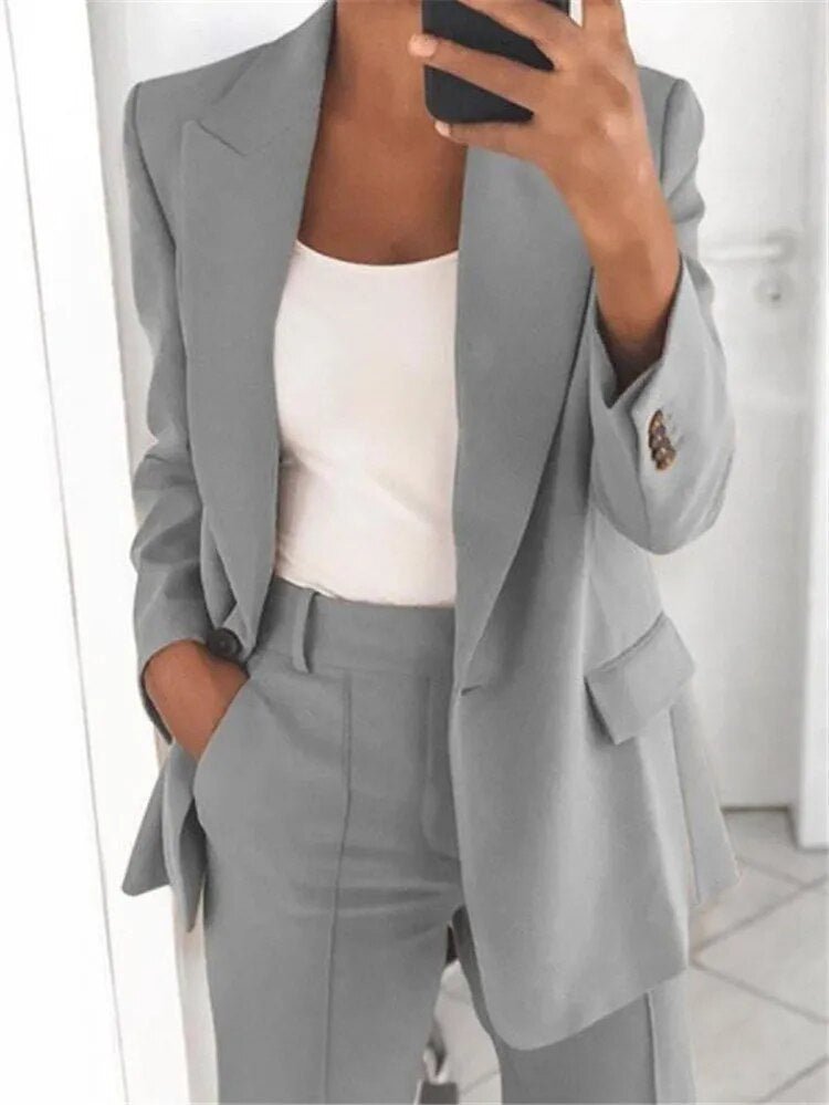 Eva™ Formele blazer en broek set