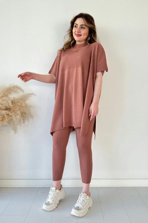 Dora™ Casual oversized blouse en leggingset