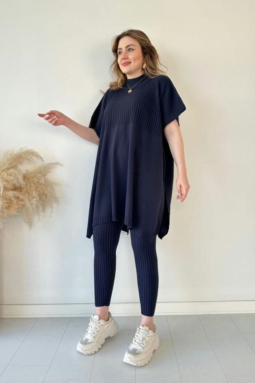 Dora™ Casual oversized blouse en leggingset