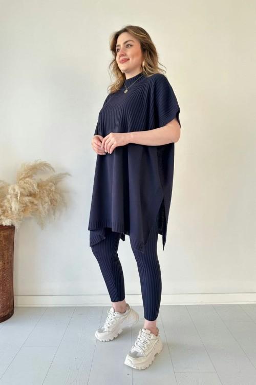 Dora™ Casual oversized blouse en leggingset