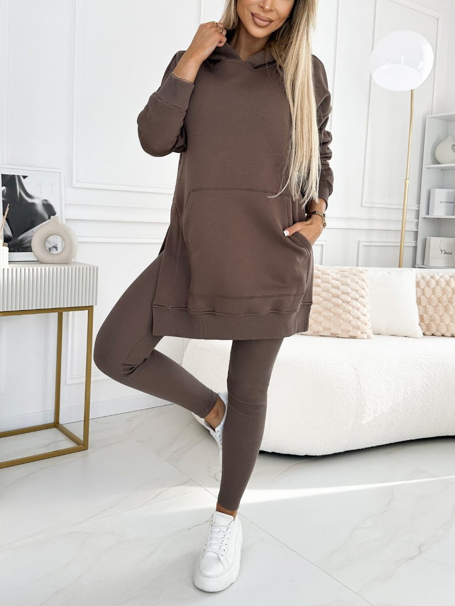 Lia™ plus size hoodie en leggingset