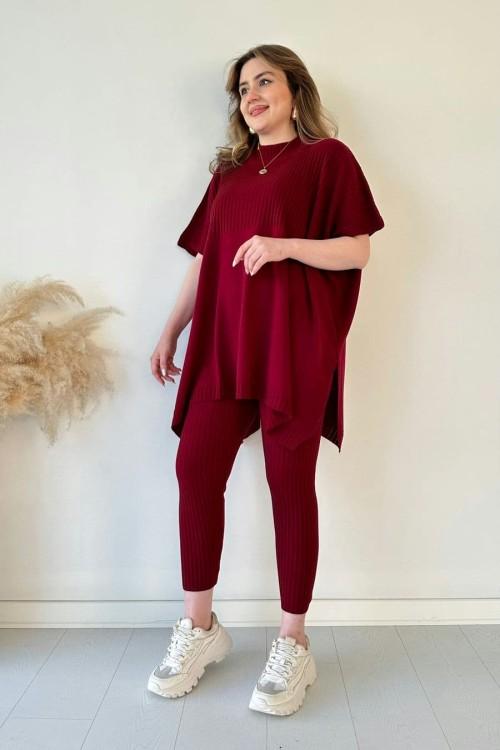 Dora™ Casual oversized blouse en leggingset