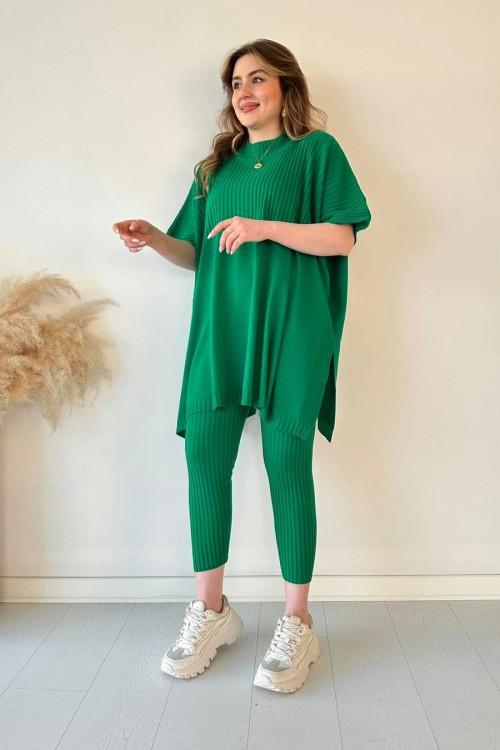 Dora™ Casual oversized blouse en leggingset