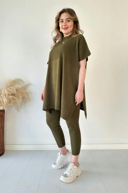 Dora™ Casual oversized blouse en leggingset