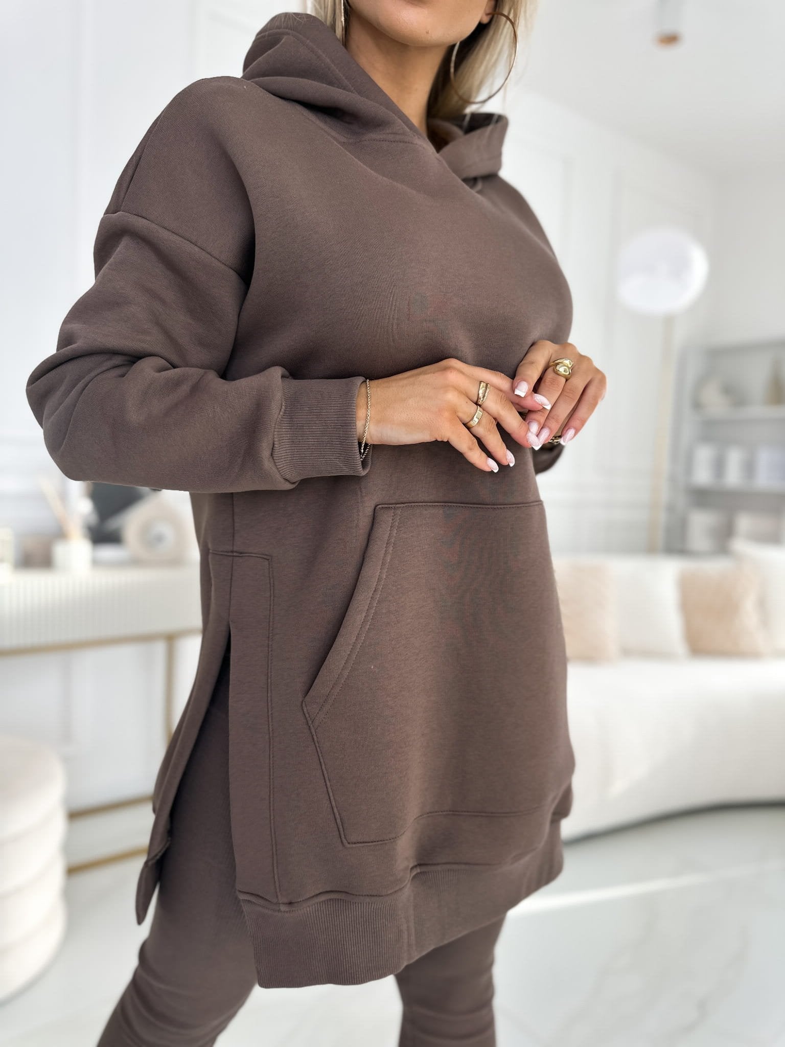 Lia™ plus size hoodie en leggingset