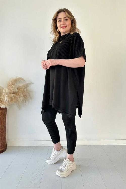 Dora™ Casual oversized blouse en leggingset