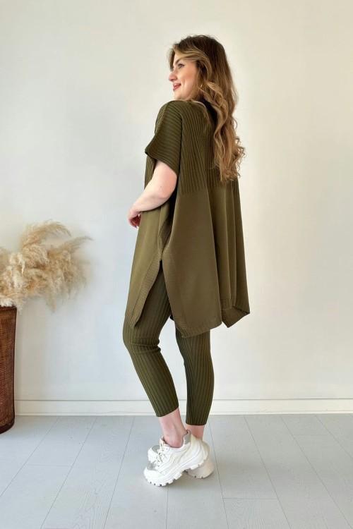 Dora™ Casual oversized blouse en leggingset