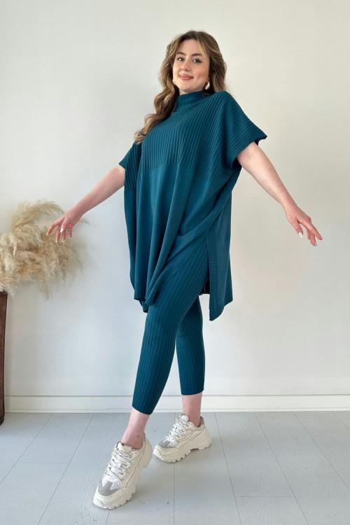 Dora™ Casual oversized blouse en leggingset